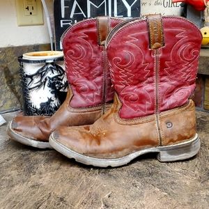 💥 Durango Kids Cowboy Cowgirl Boots sz 3